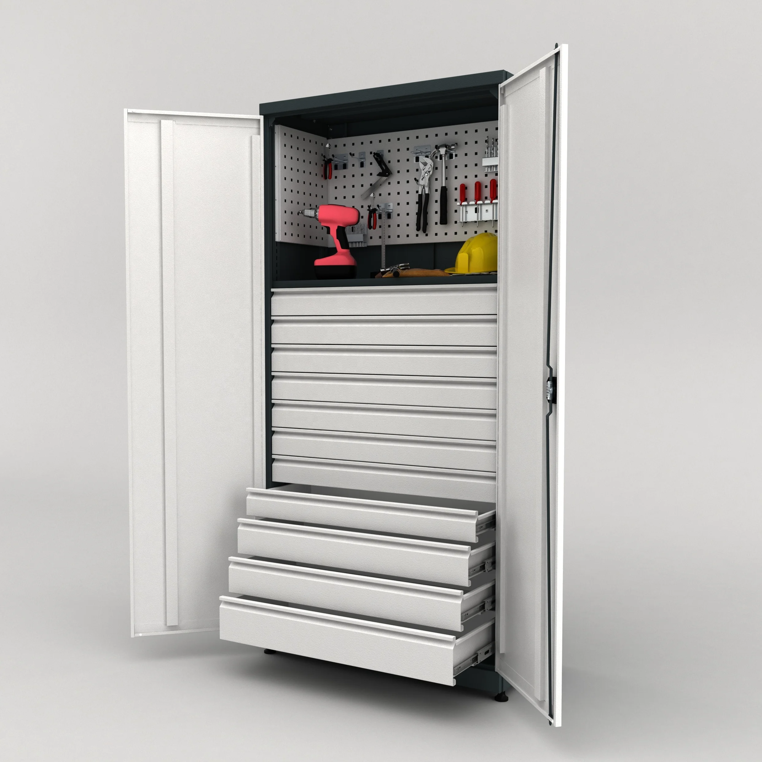 Latest Version High Durable Metal Storage Cabinet With 11 Drawers For Heavy Item Storage Heavy Duty Type