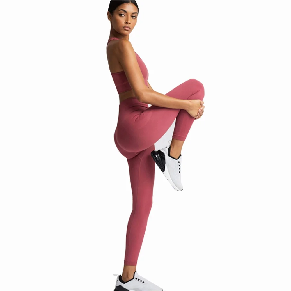 Women Yoga Set Gym Suit Sports Bra Leggings Fitness Yoga Wears Gym Sets