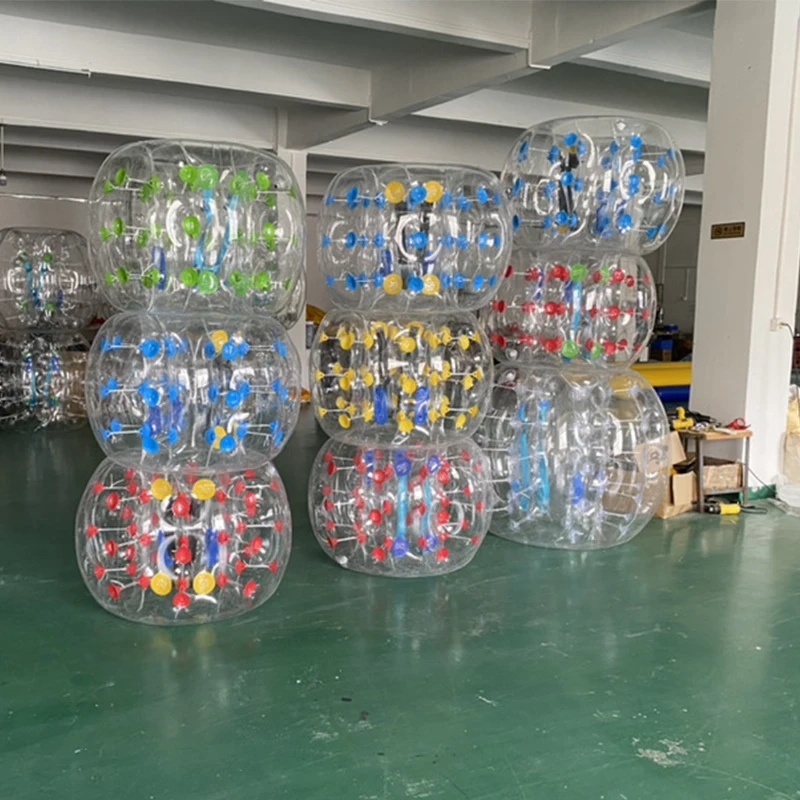 Bubble Soccer Ball Set with Valves  Dome Bubbles for Rent, Play, and Repair Kit Included