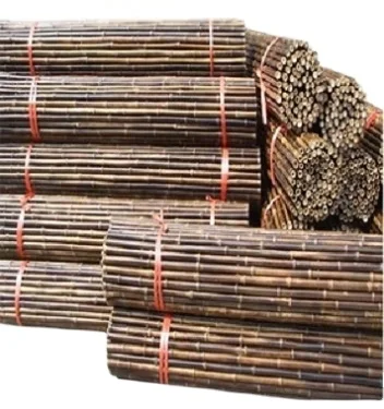 High quality Smoke Bamboo fences for garden 100% Vietnamese natural forest bamboo easy to assemble environmentally friendly