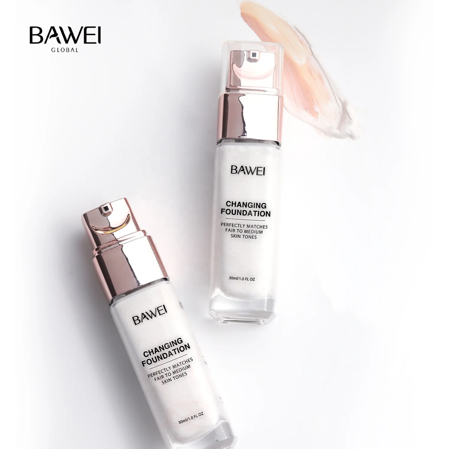 Private Label New Radiant Glow Concealer Makeup Foundation Color-matching Moisturizing Spf 15 Color Changing Foundation
