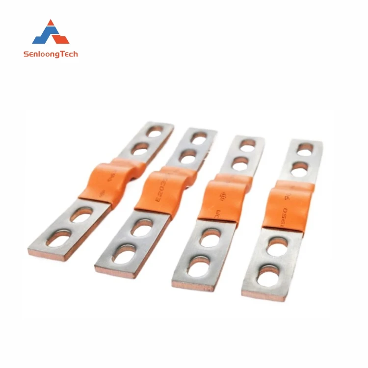 Wholesale price braid process flat manufacturer interconnect power shunt flexible copper busbar