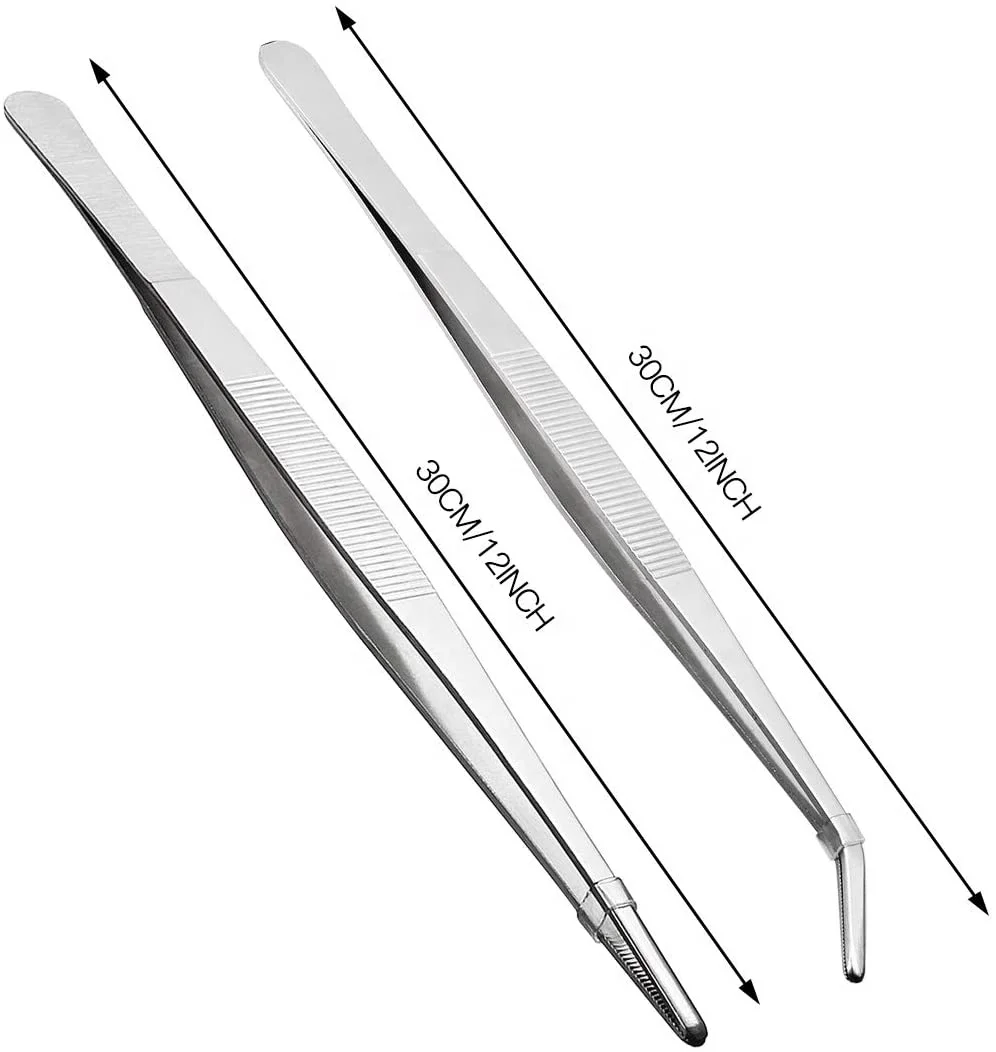 Stainless Steel Kitchen Utensils BBQ Tweezers Food Clip Kitchen Chef Tongs Customized Material 2023