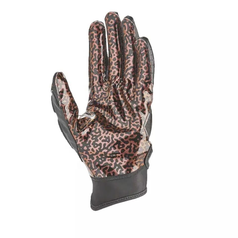 2022 American Football Gloves Custom Print American Football Gloves Best Quality Grip Custom Name Logo American Football Gloves