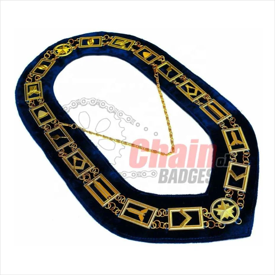 Высококачественный ошейник-цепочка freemason латунный и цинковый сплав Золотой/Серебряный в соответствии с требованиями заказчика