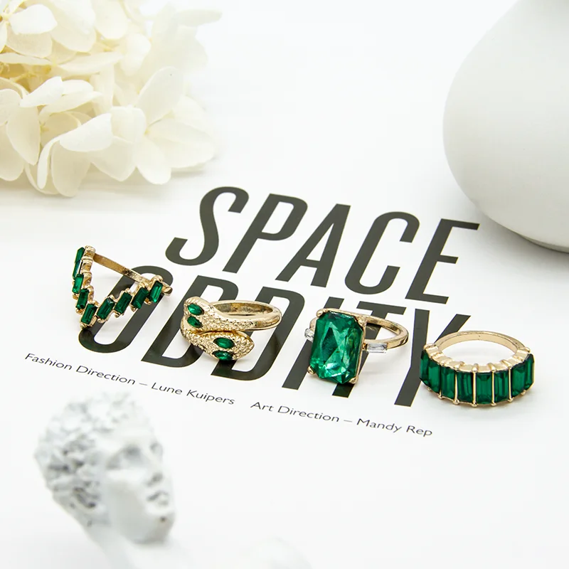 Luxury Rings For Women Jewelry Gold Plated Mens Solid Waterproof Gold Rings Jewelry Women