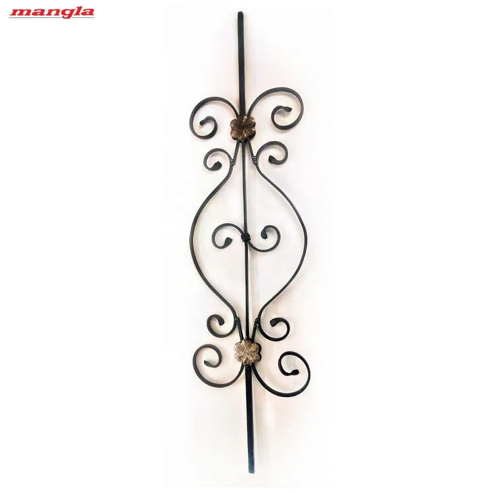 Iron Stair Panels Wrought iron Flower basket