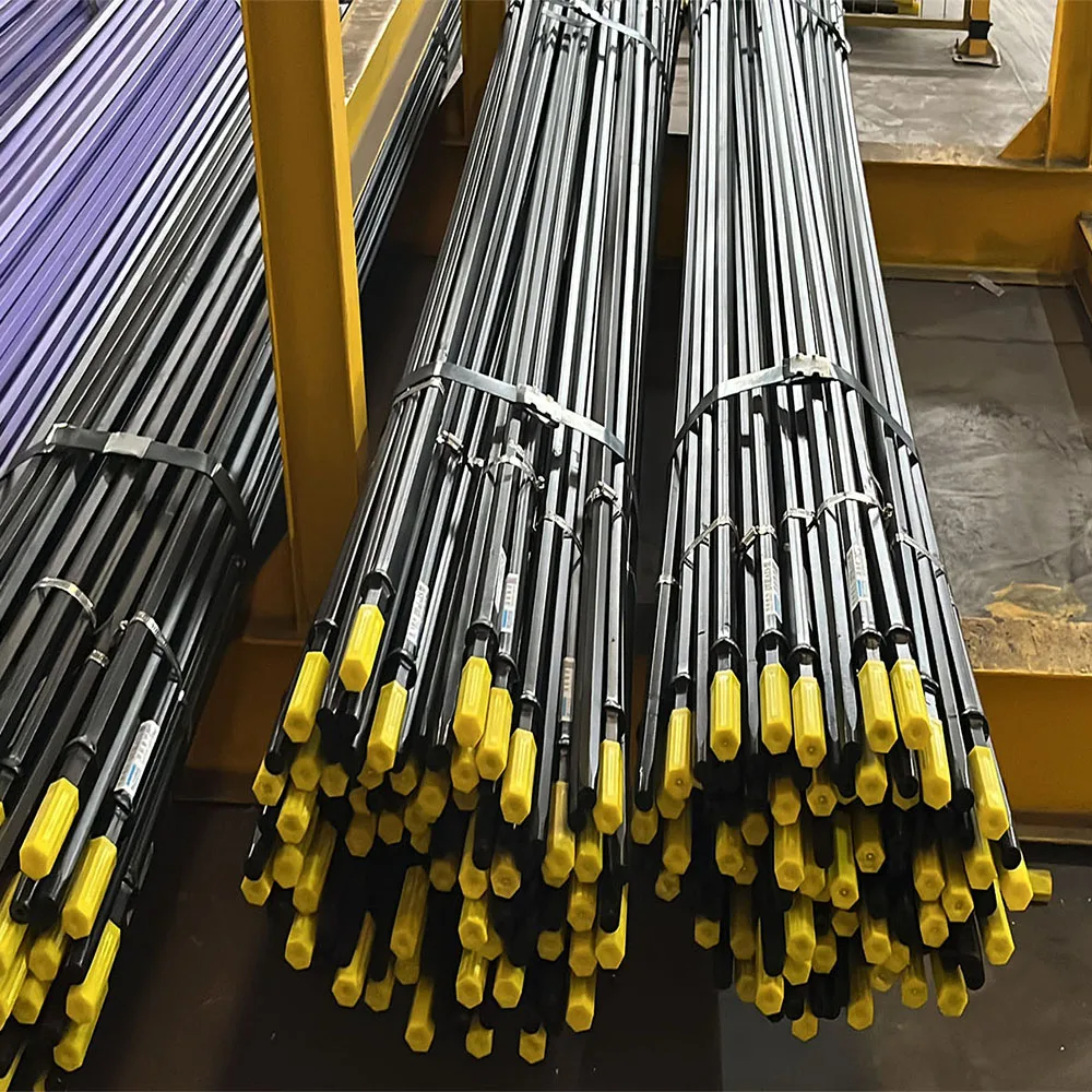 Suit for extreme hard rock Super quality  H22  H25 taper drill rod bar pipe long life span in mining