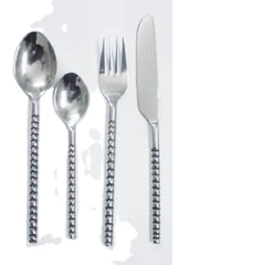 the latest stainless steel cutlery set of 24 pcs.in velvet box gift packing customised flatware sets in silver and gold