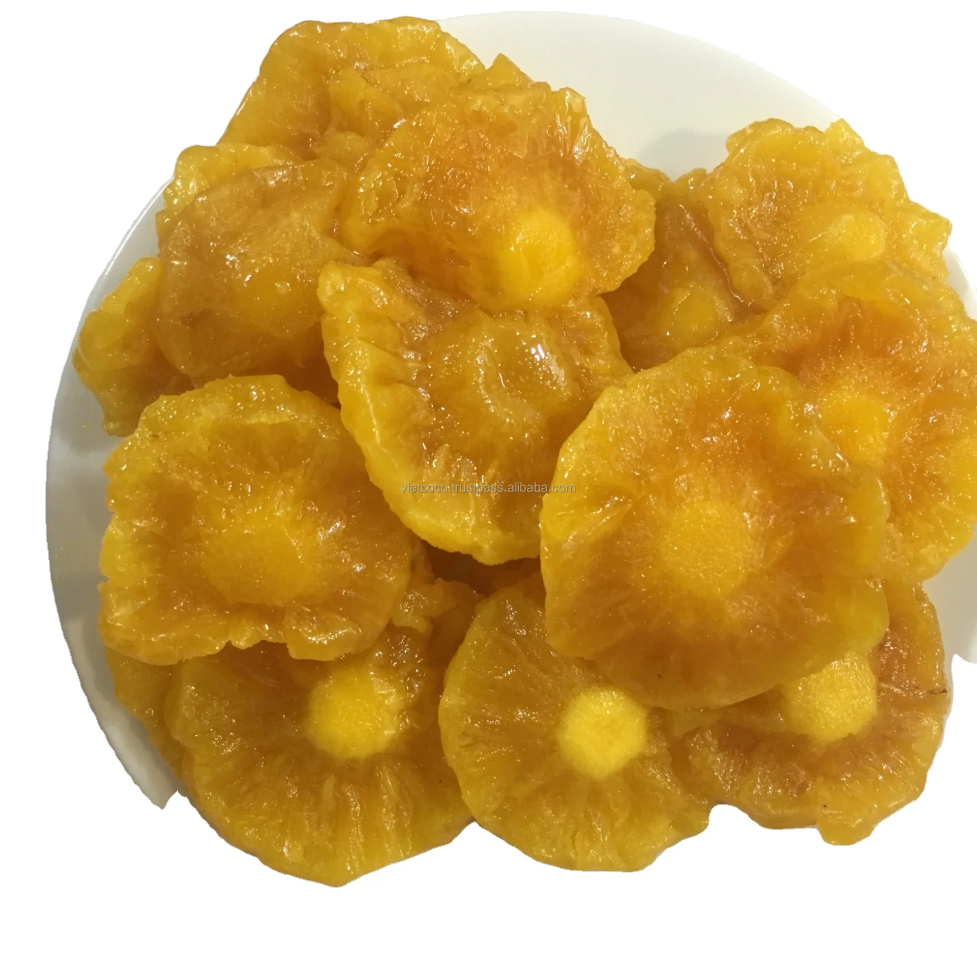 HACCP ISO Premium Soft Dried Pineapple High Quality Low Sugar, Delicious Snack From Natural Fruit in Vietnam Retail Packing