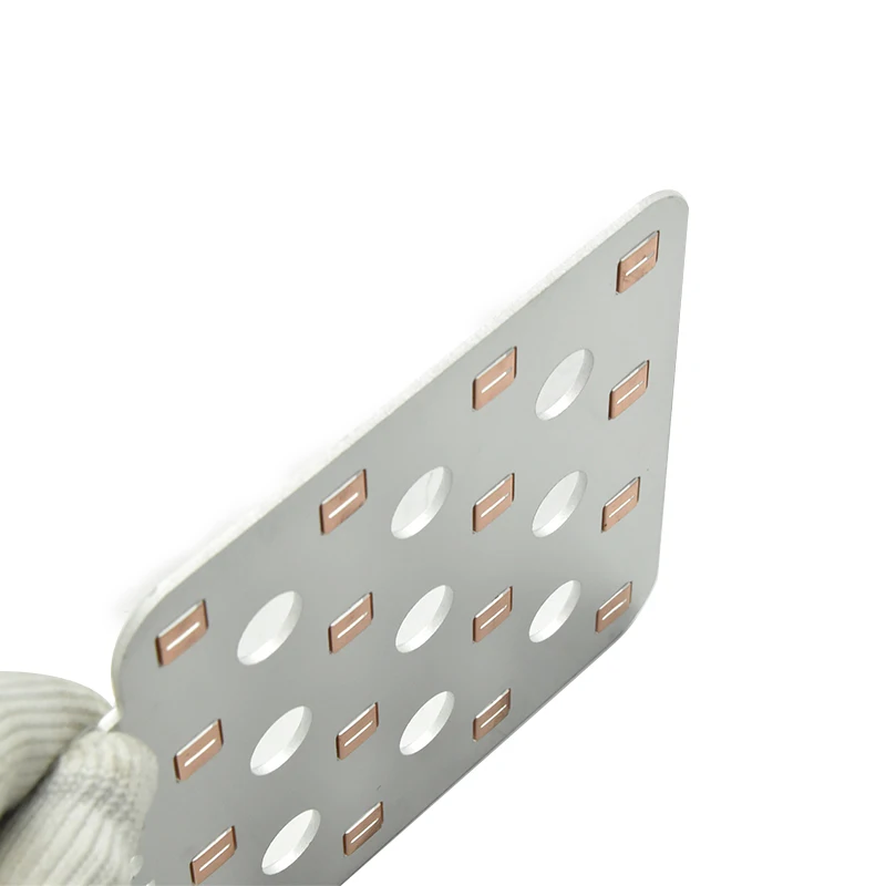 WELLGO Bimetallic Pure Copper Earth Busbar Copper Trail Busbar 2000A Nickel Plated Steel Strip 18650 32650