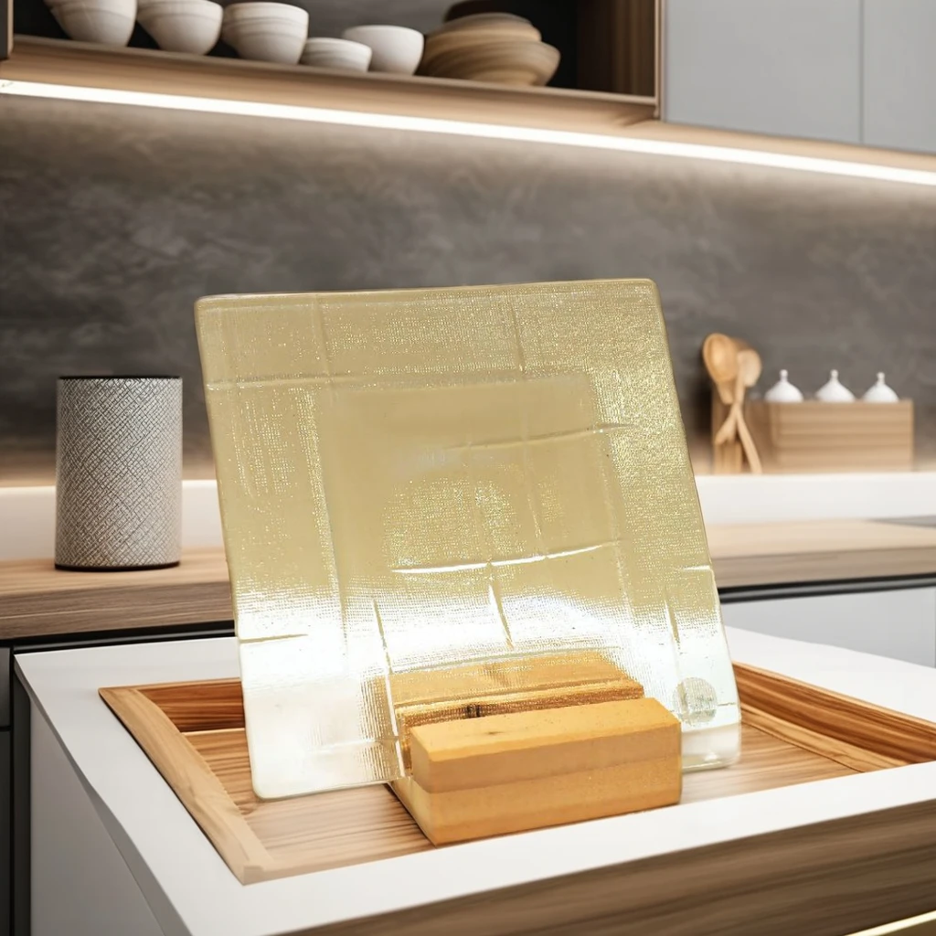 Handmade Glass Plate for for Table Top Decoration