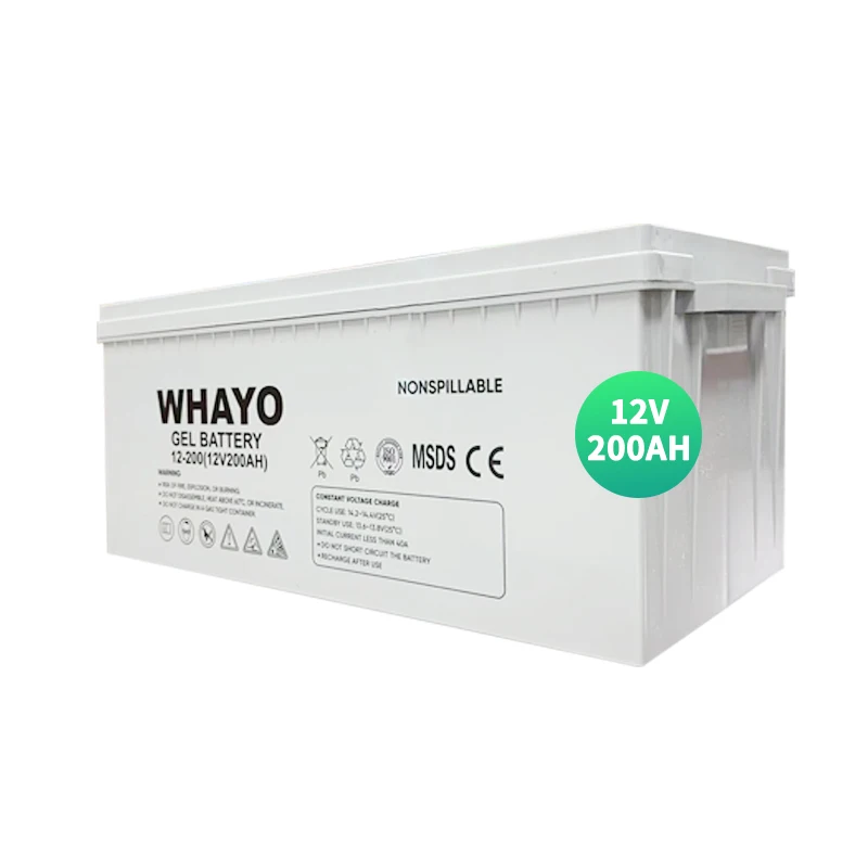 12volt 200 Ah Gel Lead Acid Battery Price Deep Cycle 12v 200ah 250ah Gel Solar Power Storage Battery