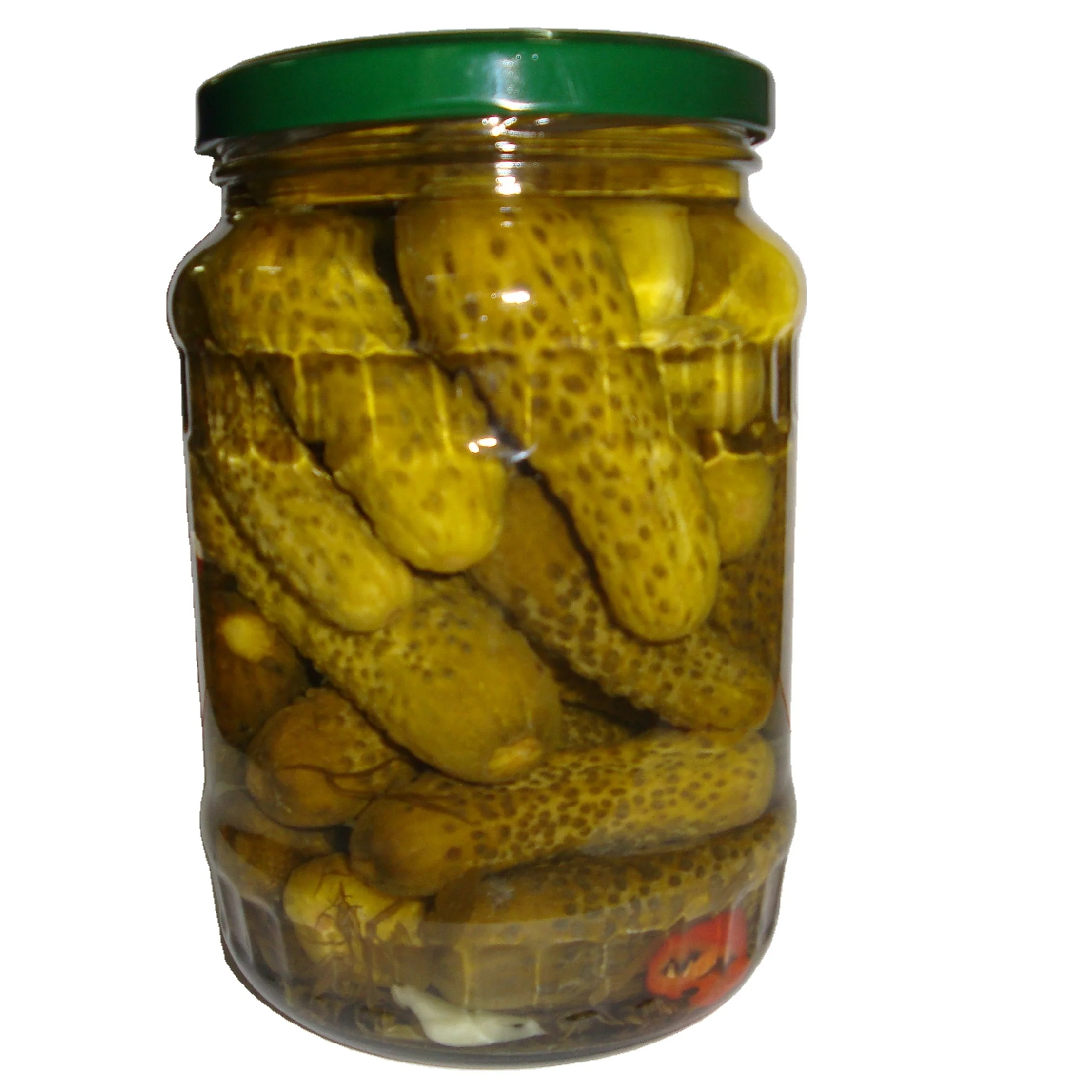 VIETNAMESE CANNED PRODUCER FOR PICKLED BABY CUCUMBERS INCLUDING SMALLEST JAR 370ML SIZE 3-6CM CHOICE QUALITY
