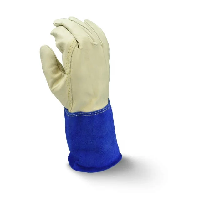 Swelder Econonmy Leather Gloves En 407 Thick Welding Gloves Fire Resistant Welding Gloves