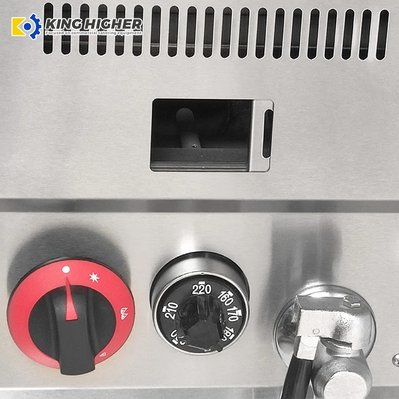 High Quality Commercial Electric Deep Fryer Single Double Cylinder Restaurant Food Shop Stainless Steel Gas Chips Potato Fryer