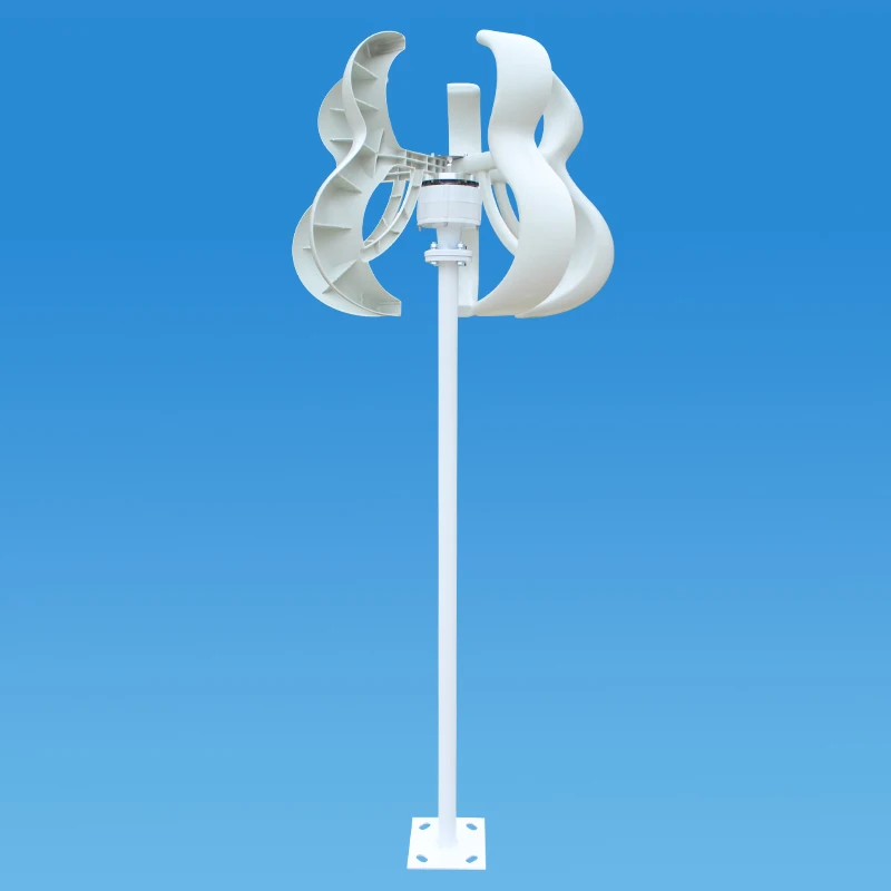 Small wind turbine permanent magnet generator 3 phase 400W 12V24V vertical windmill with controller for home or streetlight