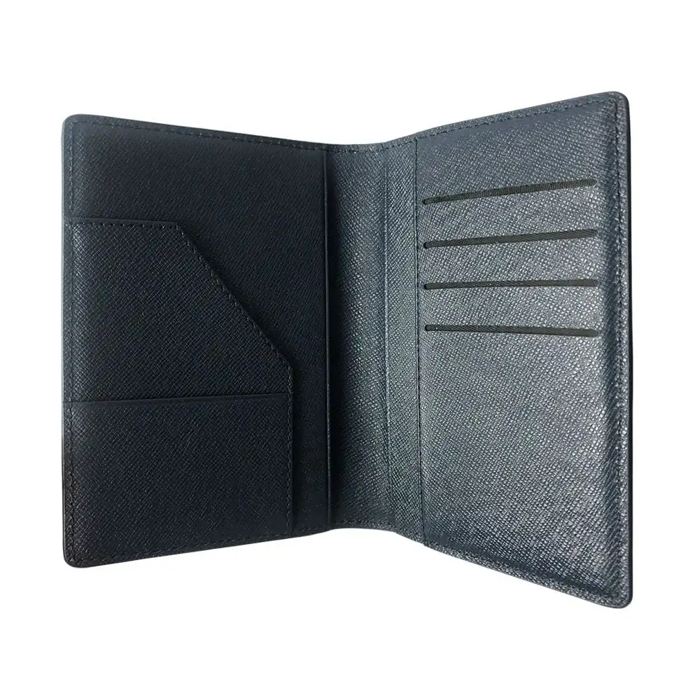 Fashionable 2024 Genuine Leather Passport Holder - RFID Blocking Passport Wallet for Secure Travel, Perfect for Men and Women