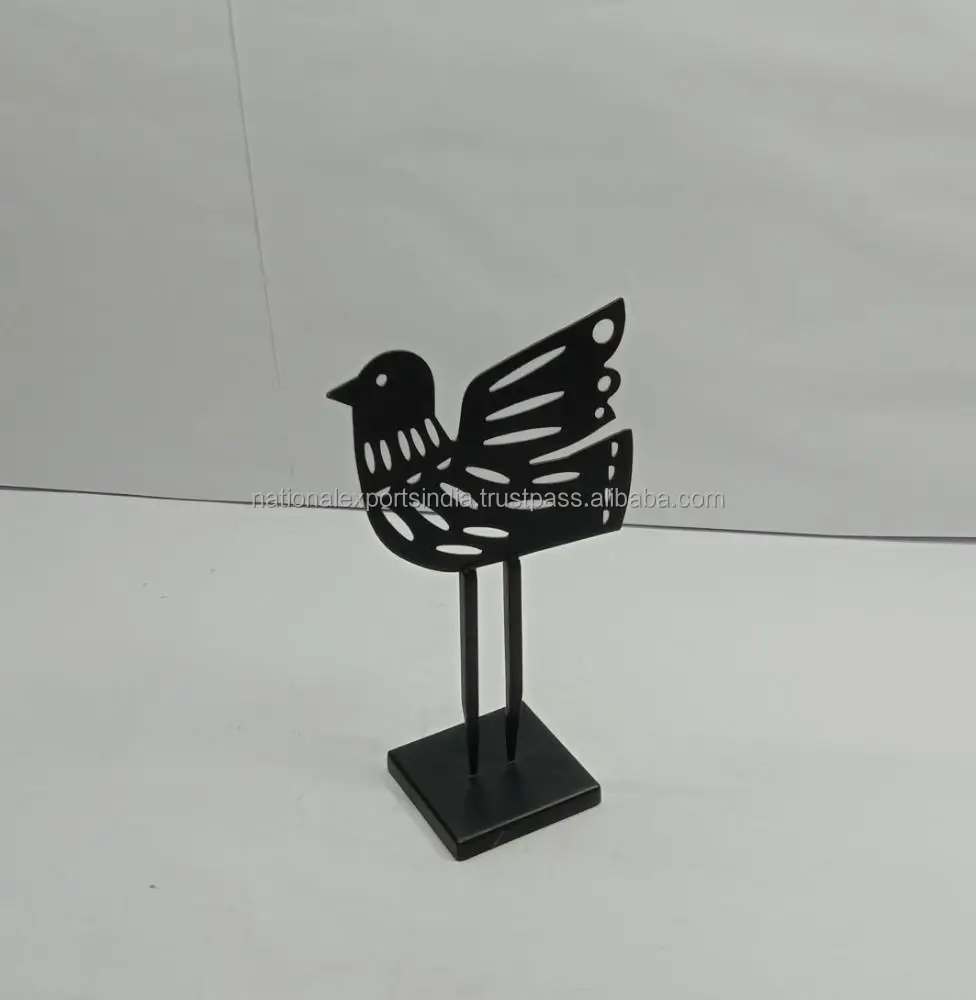 Home Decor Art Metal Bird Decorations Bird Small Sculptures Statues Ready to Ship