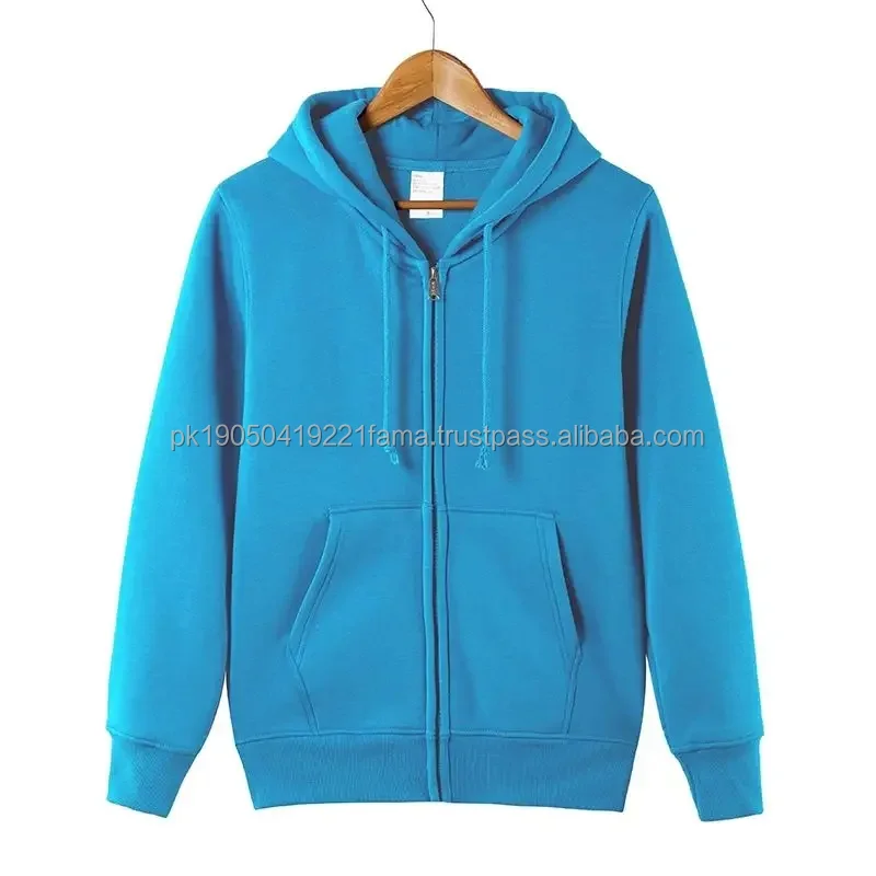 Cotton Men Cheap Zipper Wholesale Hoodies 100% Polyester Tracksuit Customizable Athletic Hoodie Pullover
