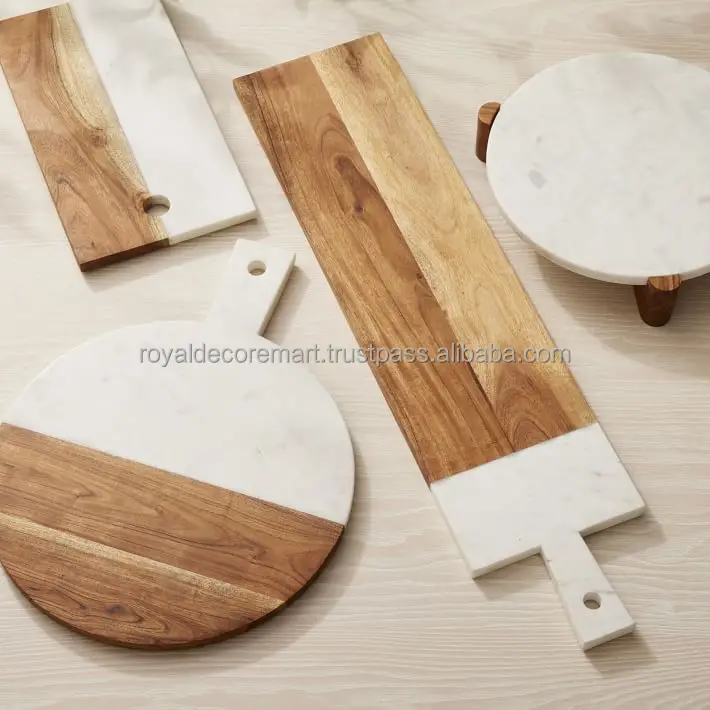 Cutting board kitchen Wood marble chopping board for Kitchen & Restaurant By Royal Decore Mart