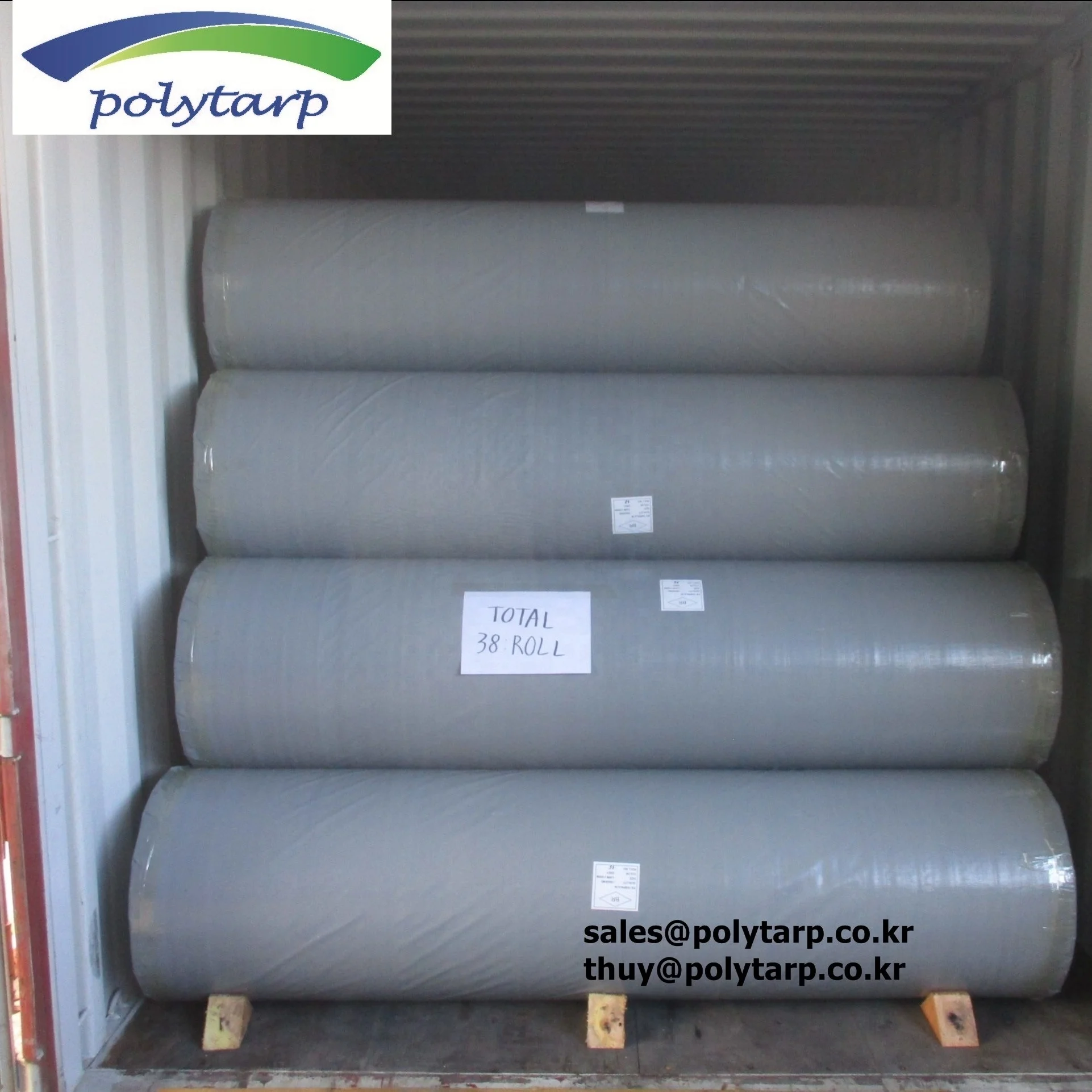 PE Tarpaulin made in Vietnam by Korean company - High quality - Competitive price - Customized requirement