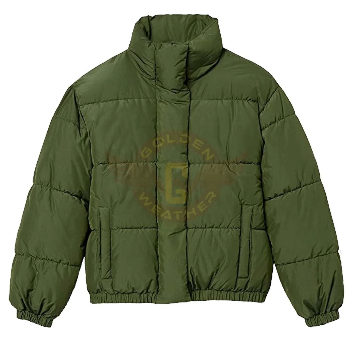 Pakistan Customized Unisex Relaxed-Fit Mock-Neck Short Padded Coats Bubble Puffer Jacket Casual Winter Jacket Thin Coat For Men