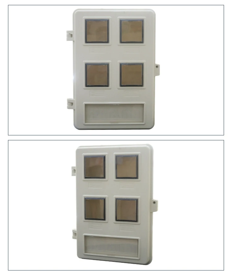 Manufacturer wholesale fiberglass electric meter box for 4/6 households, switch electronic outdoor rainproof electric meter box