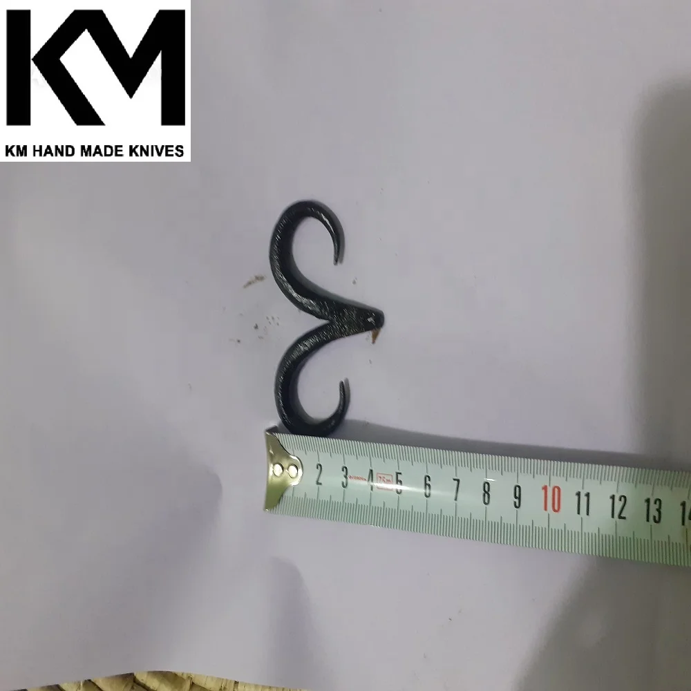 CUSTOM HANDMADE CARBON STEEL MEDIEVAL ANTIQUE FORGED NECKLACE MEN & WOMEN JEWELRY HAND FORGED BLACK IRON GOAT SHAPE HEAD PENDANT