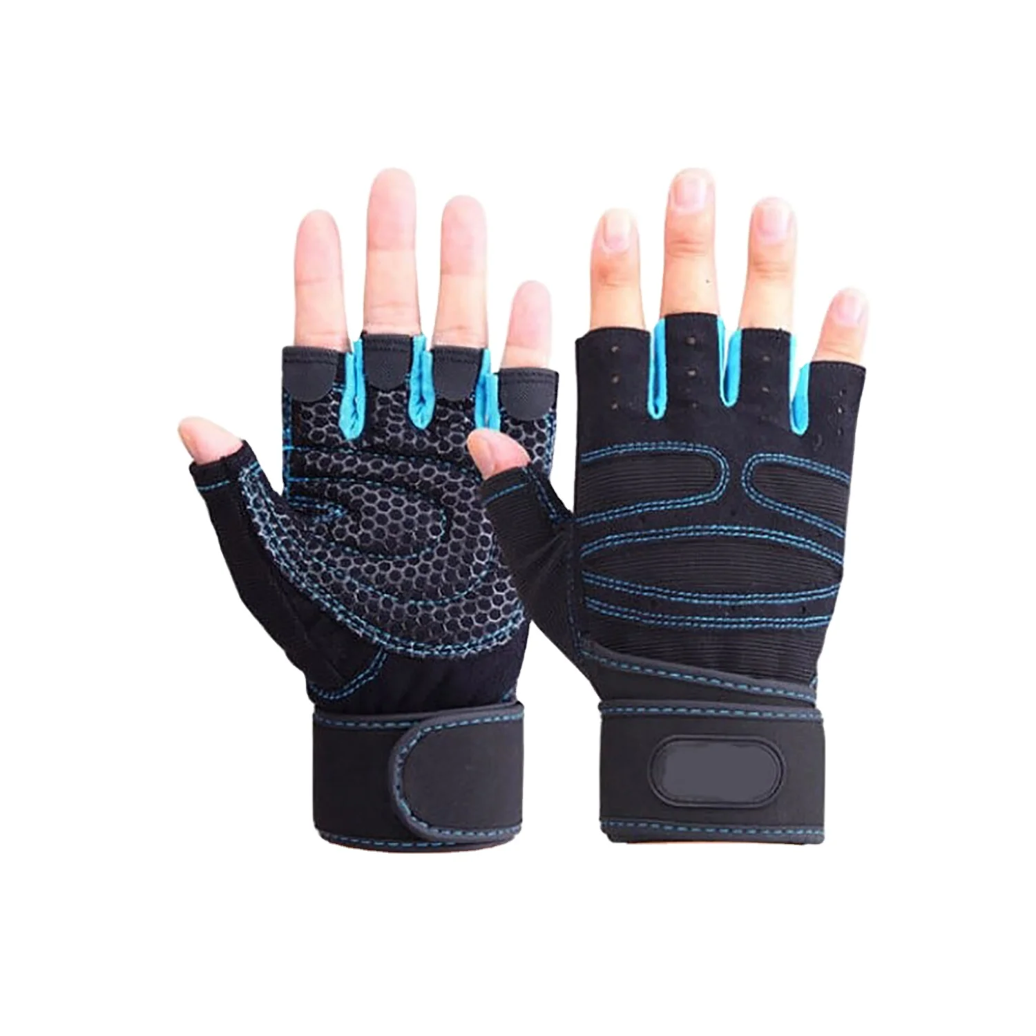 New Fashion Gym Gloves Body Building Weight Lifting Gloves Men Women Custom Exercise Protect Wrist Training Fitness Gloves