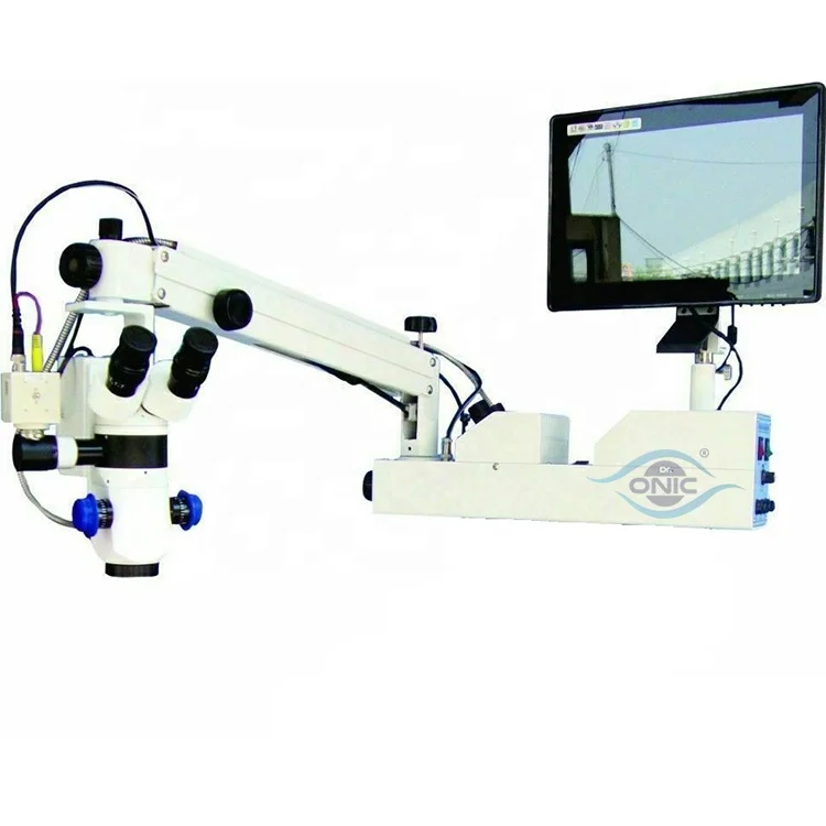 Ent High Resolution Operating Surgical Microscope 5 Step 90 Degree Wall Mount Type K-21