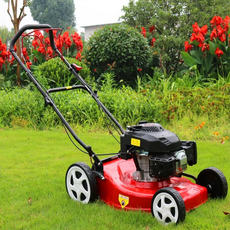 Cordless manual lawn mower household home garden hand push lawn mower tractor garden rechargeable lawn mower