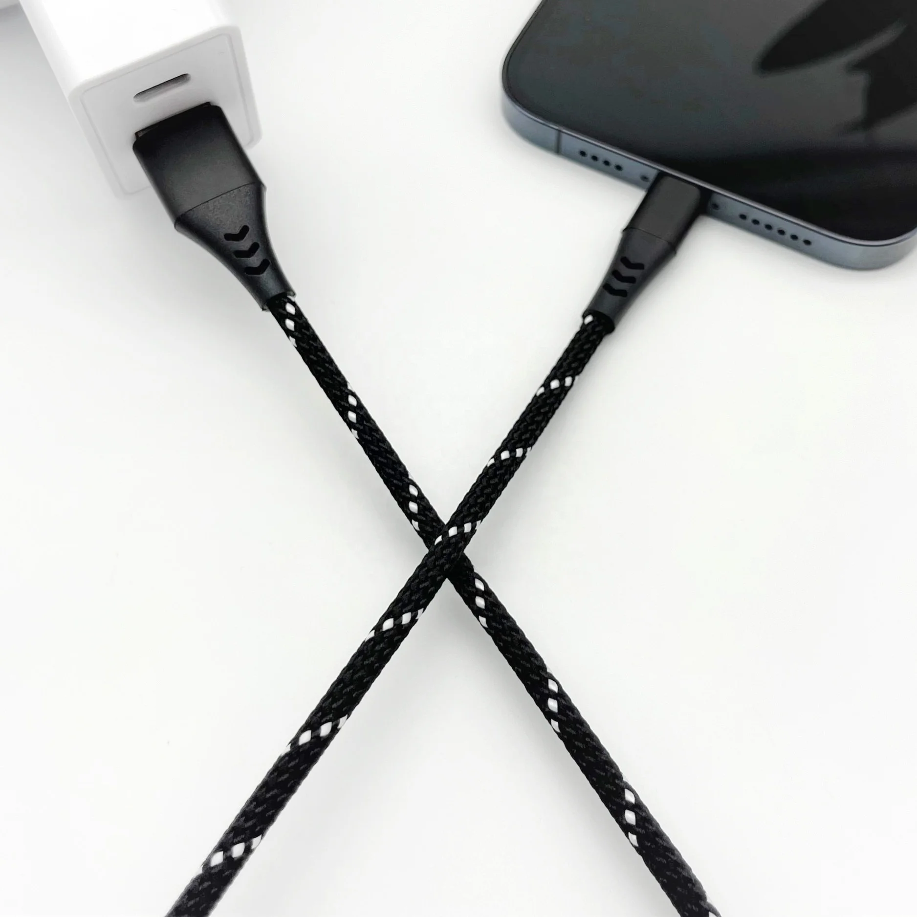 
2021 New Design MFi certified charging cable, braided, USB-A to Lightning (C89) for iPhone 1m for iPhone cable 