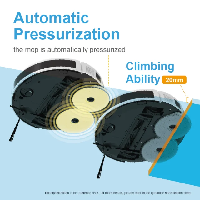 2024 New Arrival Smart Auto Charging Robot Electric Self-Cleaning Dock with Mopping and Wet/Dry Mop Functions for Household Use