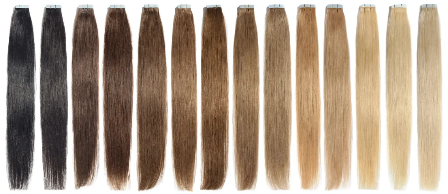 100% Natural Color High Quality Blonde Straight Human Hair Extensions from Vietnam Frontal and Bundle Waves Style