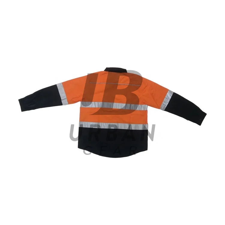 Светоотражающая Защитная куртка высокой видимости Мужская рабочая одежда куртки Рабочая форма Униформа с несколькими карманами