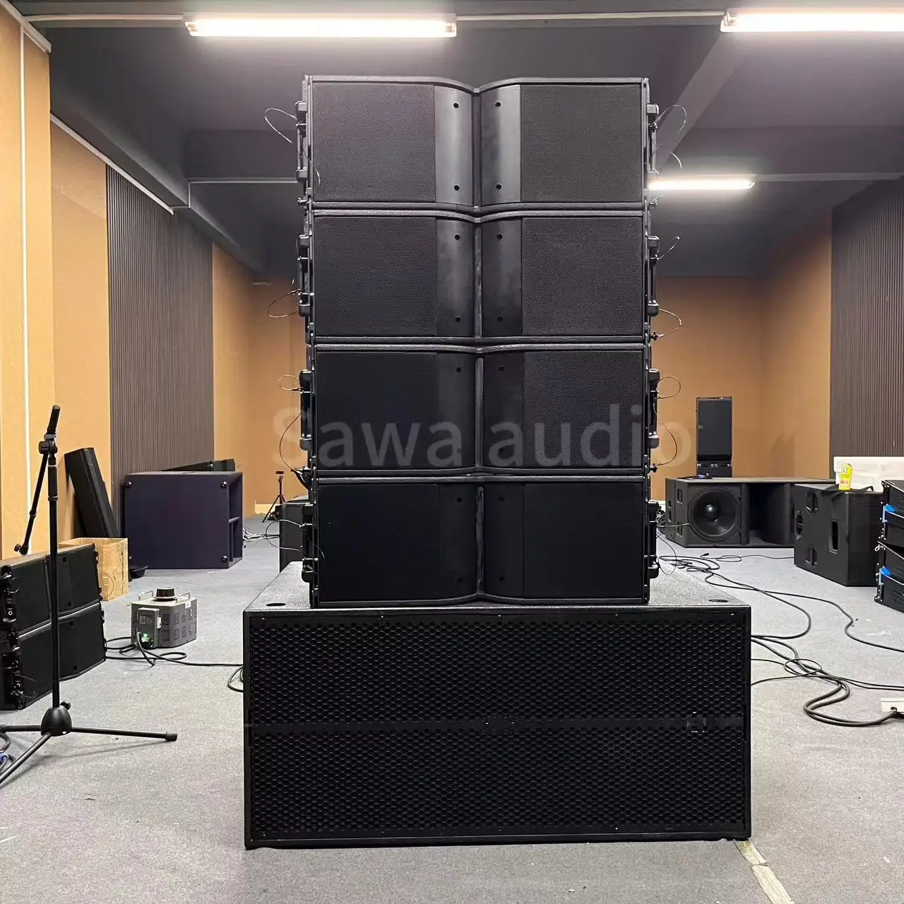 K10 Dual 10 inch 2 ways Line Array Speakers complete professional sound system professional sound equipment powered speakers