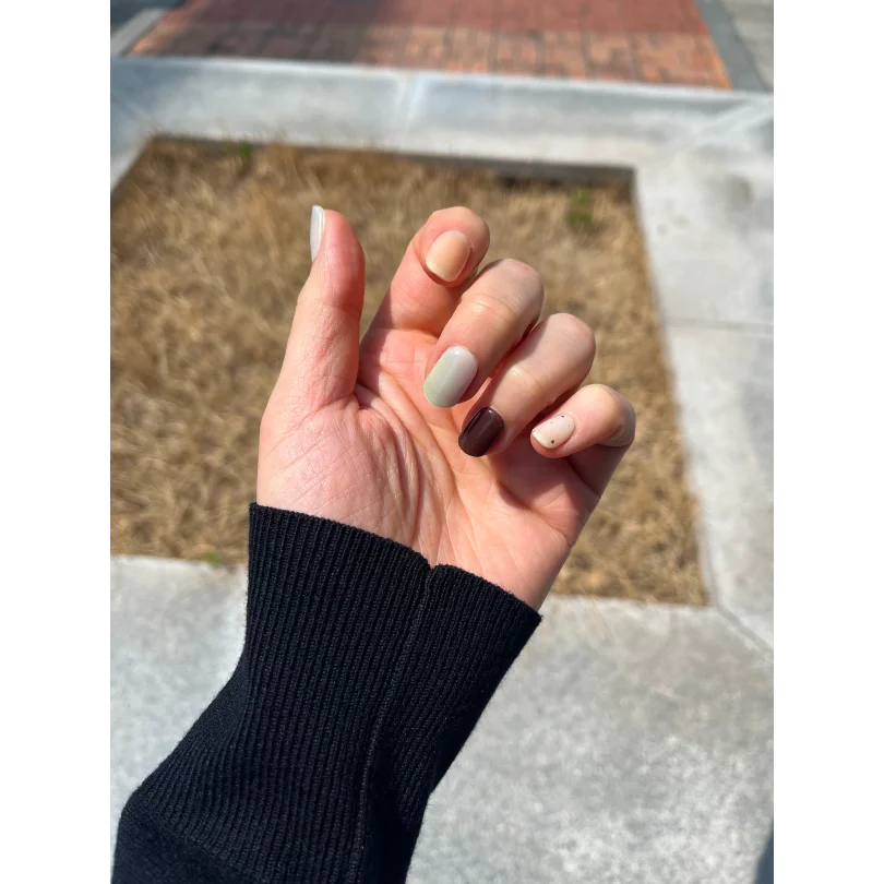 Korean 100% Real Salon Quality Press on gel nails Gel Nail sticker manicure Wholesale Certified