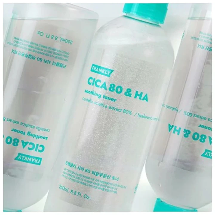 FRANKLY Korean Skincare Toner with 80% Cica & Hyaluronic Acid Centella Toning Formula