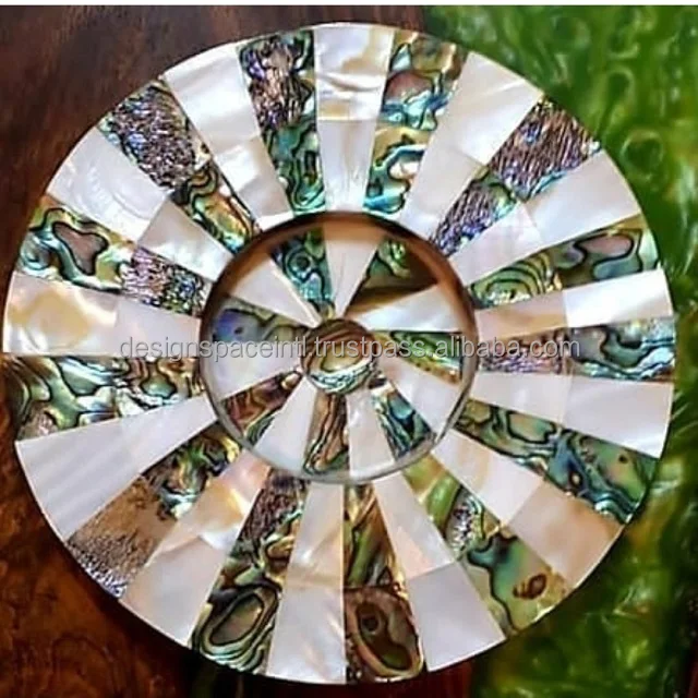 Amazing Design Mother of Pearl Tea Cup Plate for Serving with best price