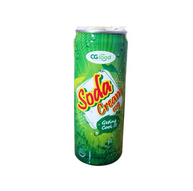 Hot drink Soda Cream Drinking  250ml Carbonated Drink