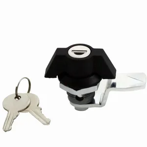 Pedestal lock master key for furniture cabinet lock