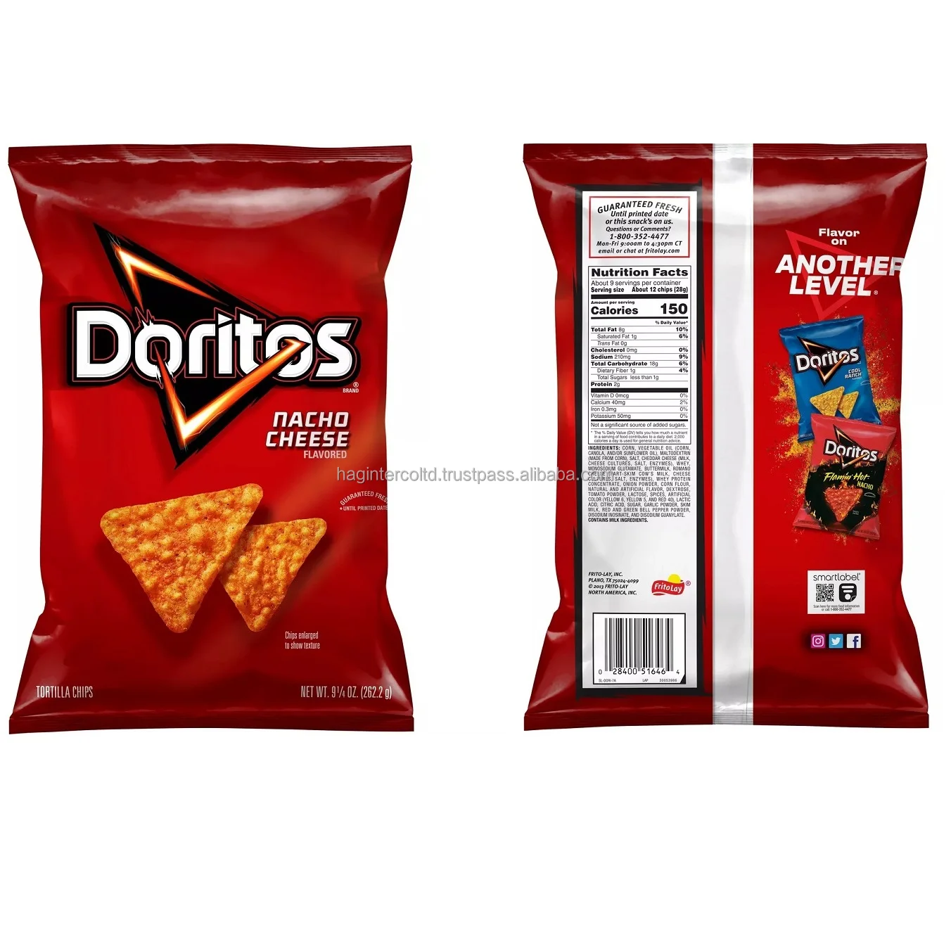 Doritos nacho cheese snack supplier 9.75 oz