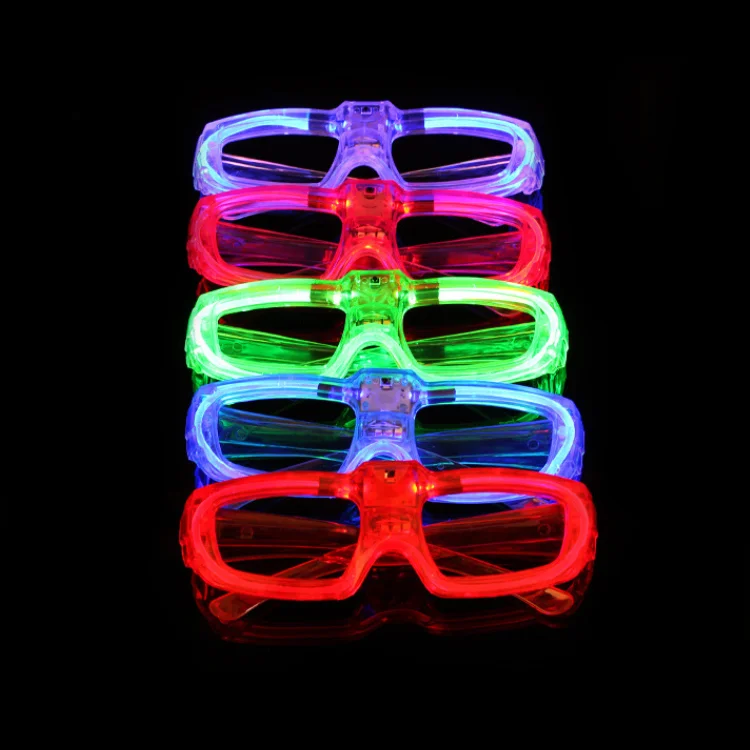 2023 Party glasses Led Glasses Light Up flashing shutter shades Glasses DJ party Decoration for Festive & Party Supplies