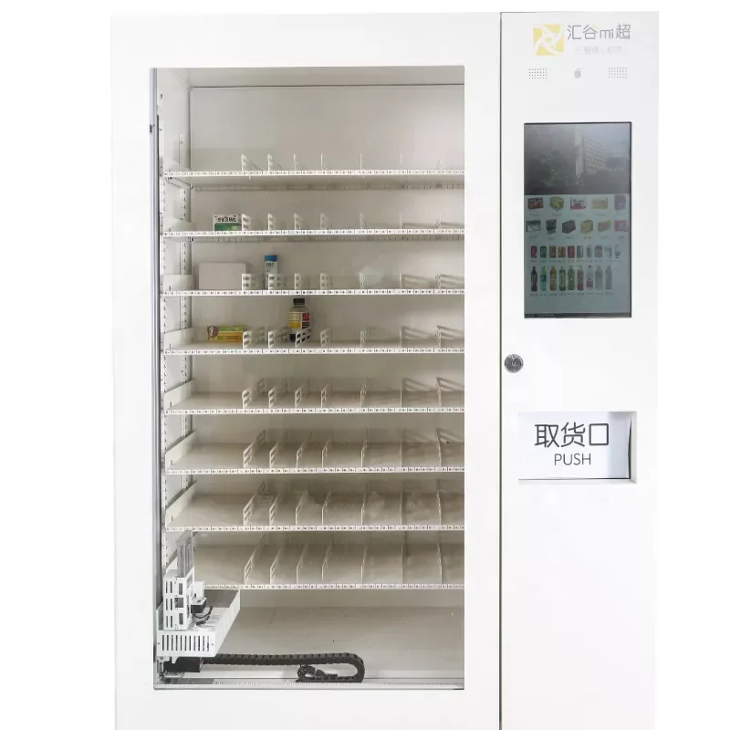 Automatic Self-service Snacks Food Vending Machine Locker  for Indoor Use with Cold-Rolled Steel
