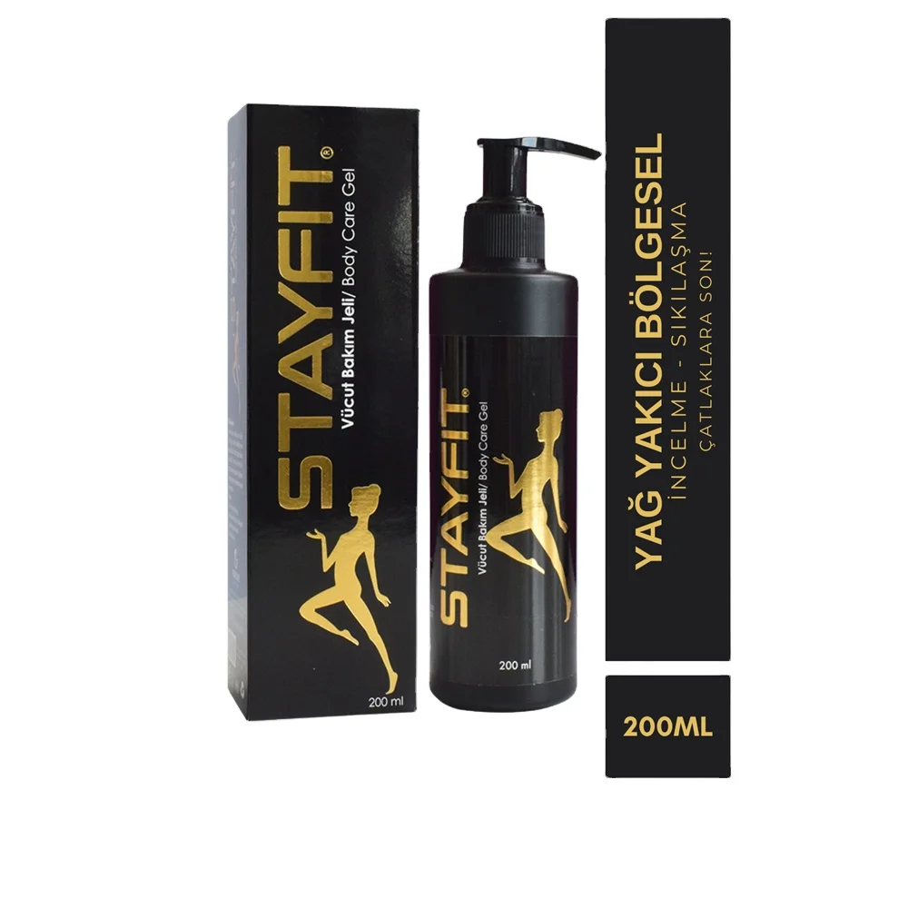 STAYFIT Body Care Gel Slimming Firming 200 ML Paraben Silicone Sulfate-Free Vegan Formula body care gel from Turkey