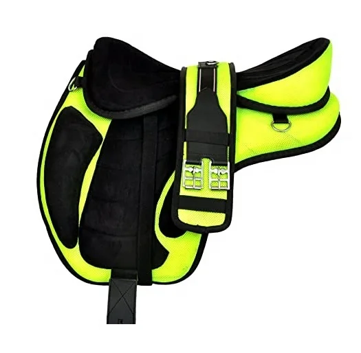 
 Мягкое синтетическое седло с подкладкой для лошади Freemax  