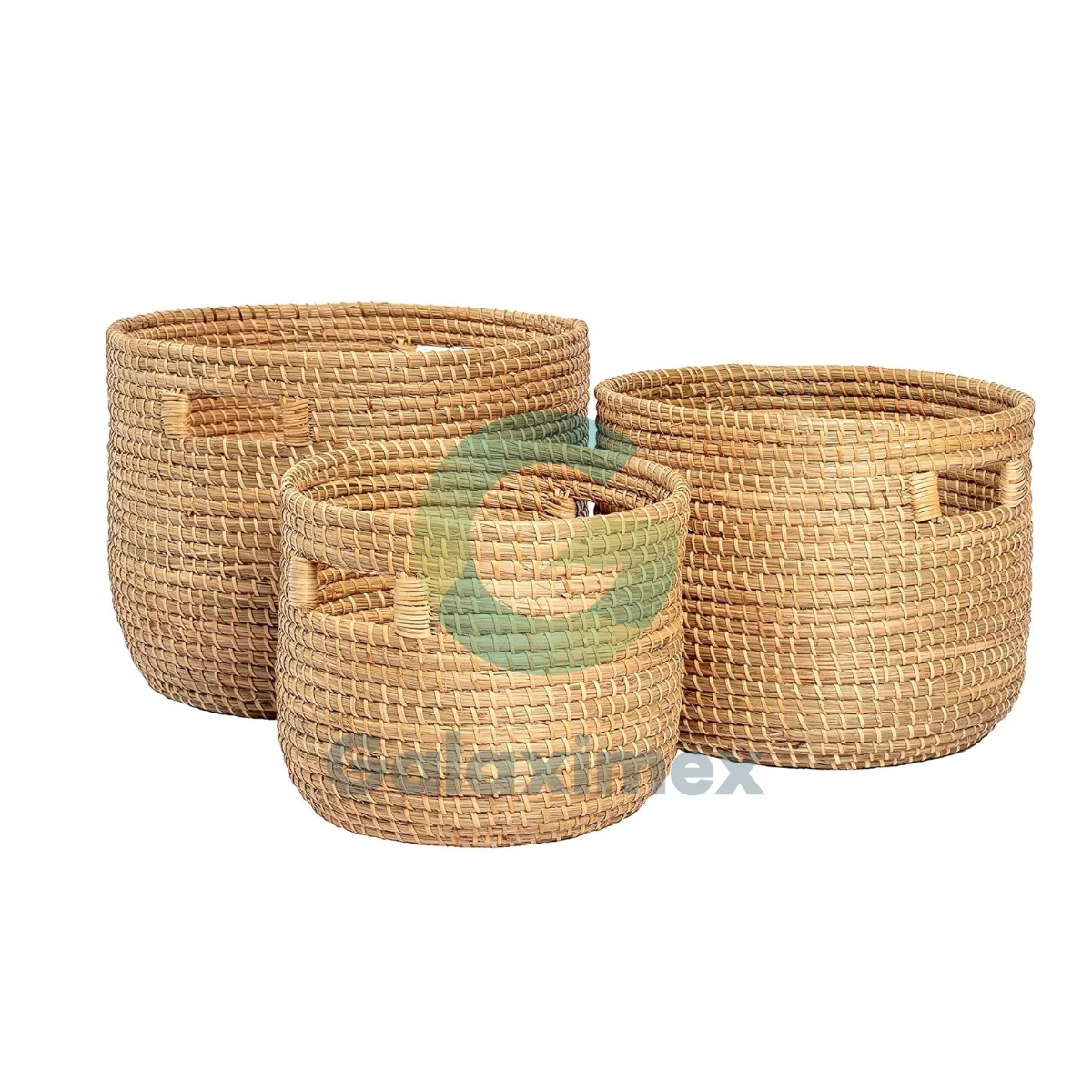 Rattan Wicker natural woven storage baskets Home storage & organization and Wicker Storage Baskets with handles
