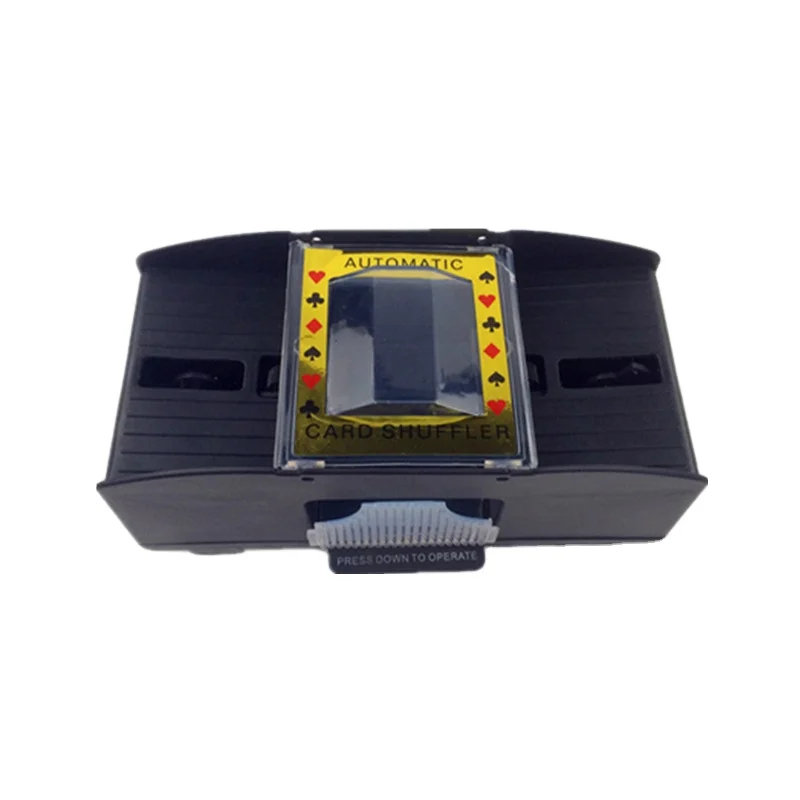Automatic 2 decks casino card shuffler for playing cards board game