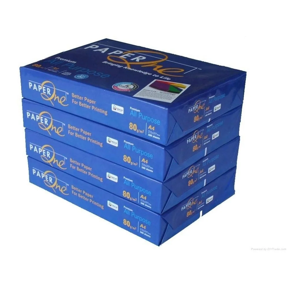 Лучшие продажи PaperOne A4 бумага One 80 GSM 70 грамм копировальная бумага/облигационная бумага для продажи